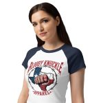 Women’s micro rib raglan baby tee - Image 4