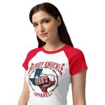 Women’s micro rib raglan baby tee - Image 7