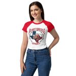 Women’s micro rib raglan baby tee - Image 5