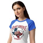 Women’s micro rib raglan baby tee - Image 10